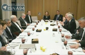 Rencontre avec le Ministre iranien des Affaires Etrangères.